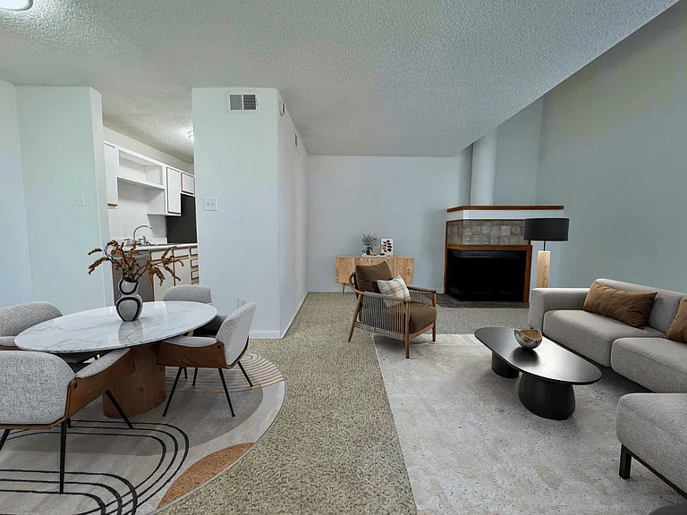 "A" Townhome Living Room