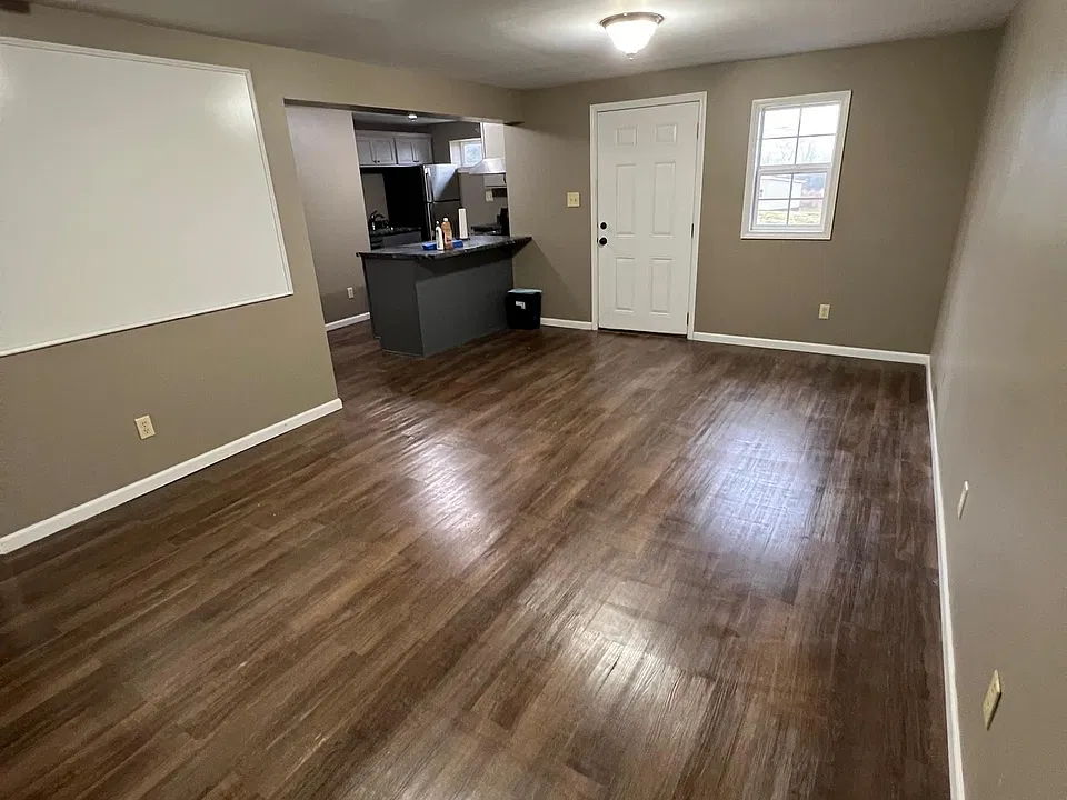 Front living room looing at entrance door