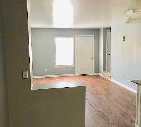 Living room view from dining room)