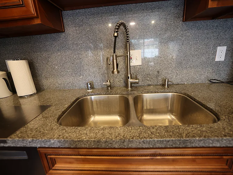 Sink and filter water