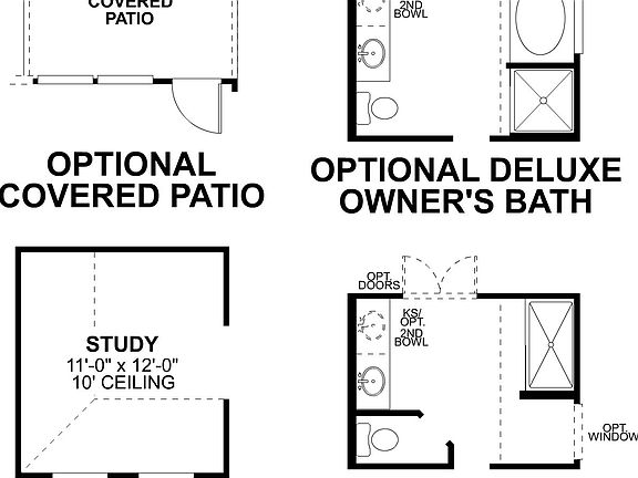 Desoto First Floor Options