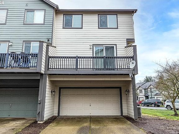 Two car garage with opener.
