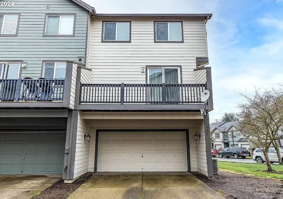 Two car garage with opener.