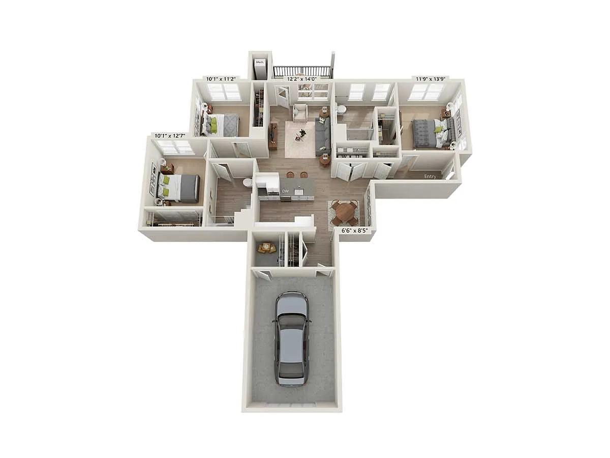 Floor plan C1-ADA-1524