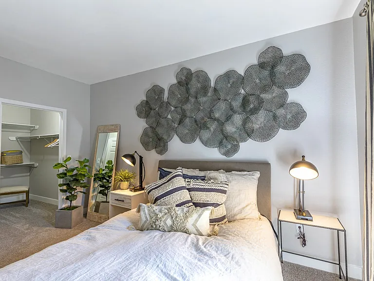 Spacious bedrooms accommodate any bed size.