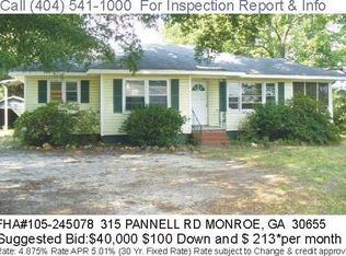315 Pannell Rd, Monroe, GA 30655