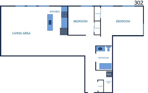 Floor plan 302