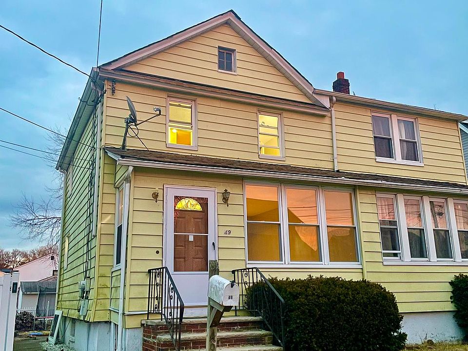 Front view of one side of duplex