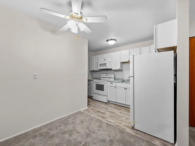 Recently remodeled kitchen with new appliances.