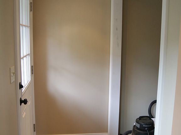 Back door with laundry hook up