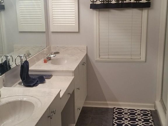 Master bath double sinks