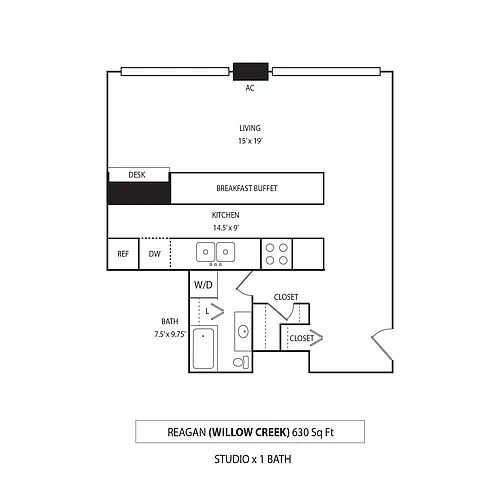 Floor plan Reagan
