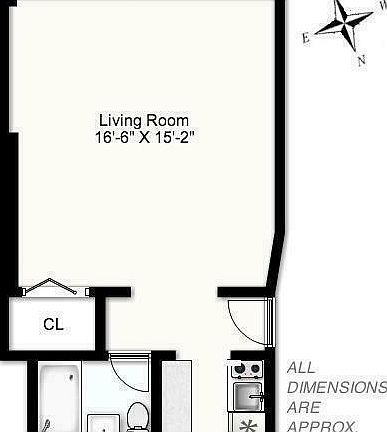 2nd image of 32 W 72nd St APT 4C