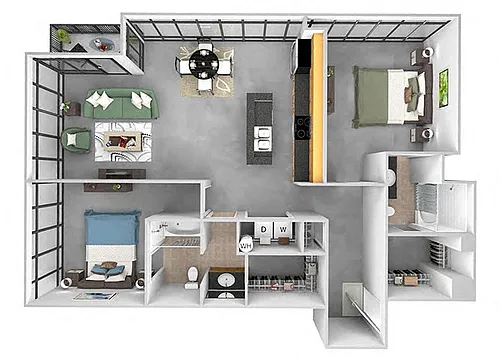 Floor plan B2 (Tower)