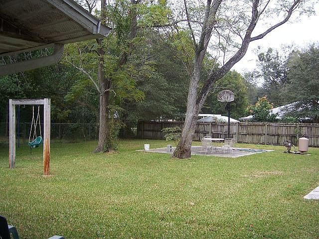 large backyard