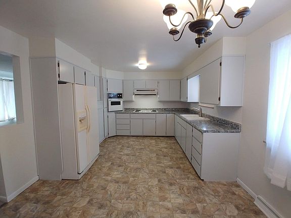 Kitchen and dining just off of garage access.