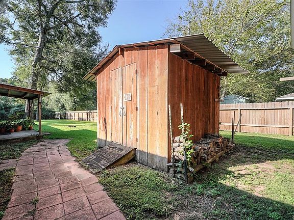 Storage building for yard equipment and more.