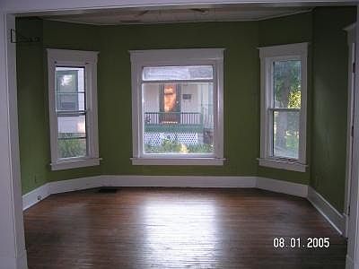 Living room facing west