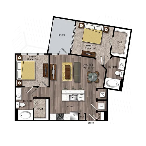 Floor plan B2