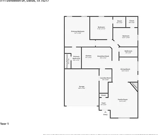 3 bed, 2.0 bath, 1628 sqft, $1,895 — Photo 2