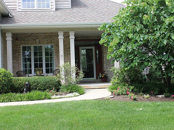 Front entrance-water feature