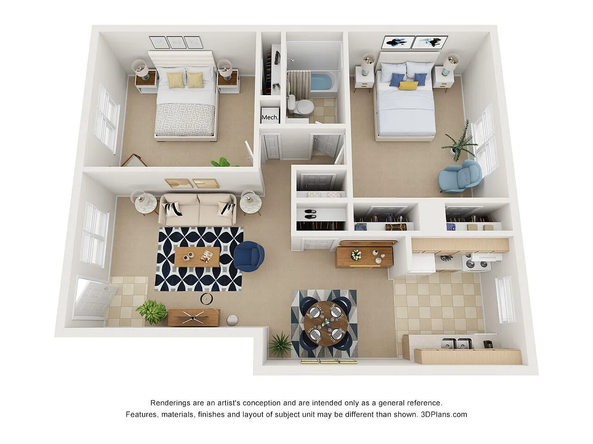 Floor plan The Lieutenant
