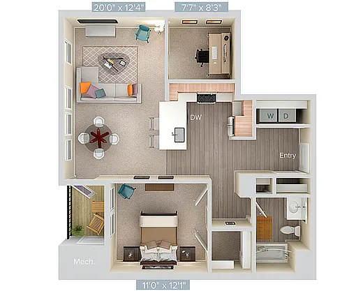 Floor plan A6D-sc1-883