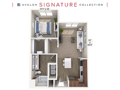 Floor plan A4-Wal-carpet