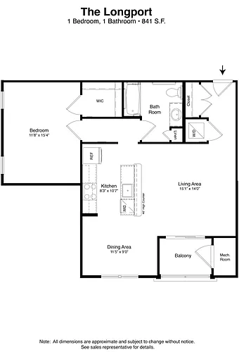 Floor plan Longport