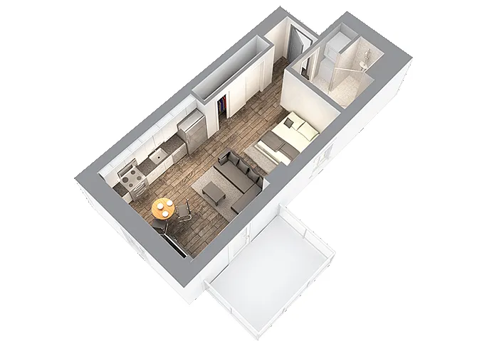 Floor plan Oglesby