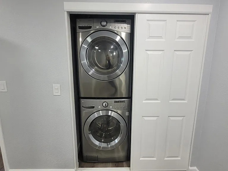 Washer and Dryer hook ups or rent this set from us