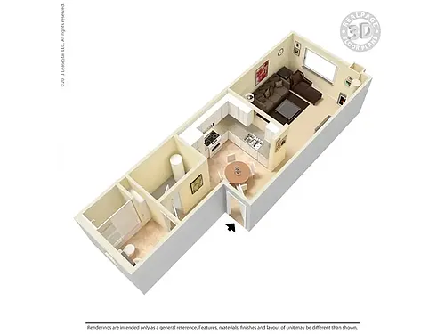 Floor plan Studio
