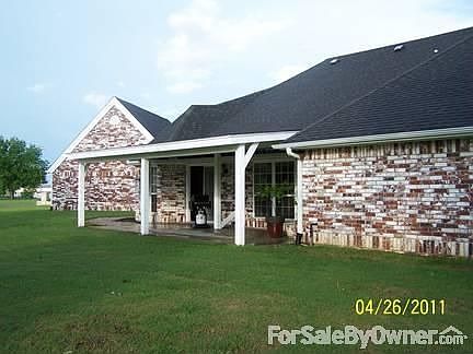 Covered patio area.