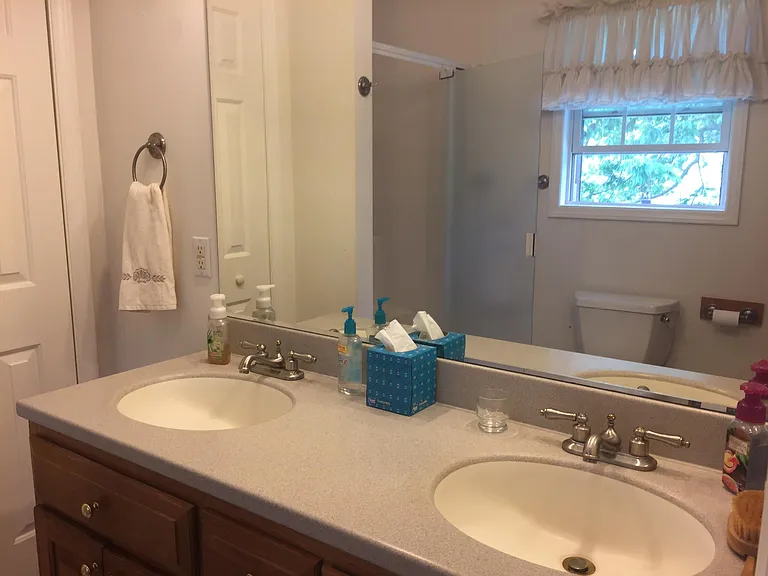 Upstairs master bathroom