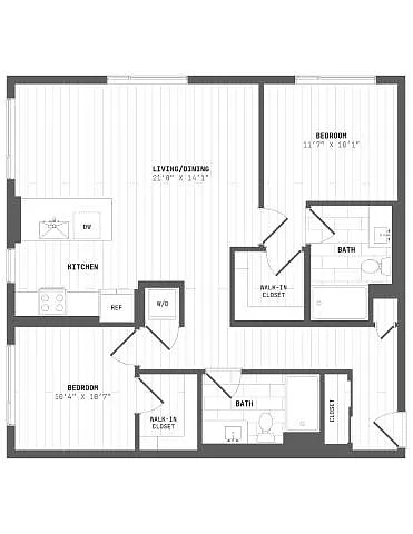 Floor plan B25