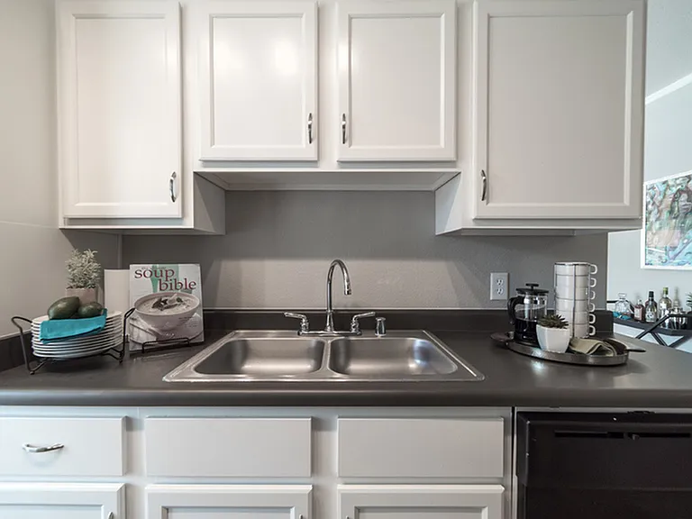 One bedroom kitchen cabinets