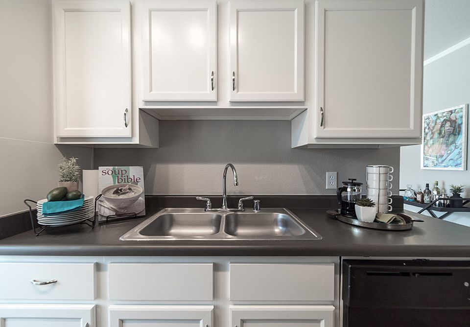 One bedroom kitchen cabinets