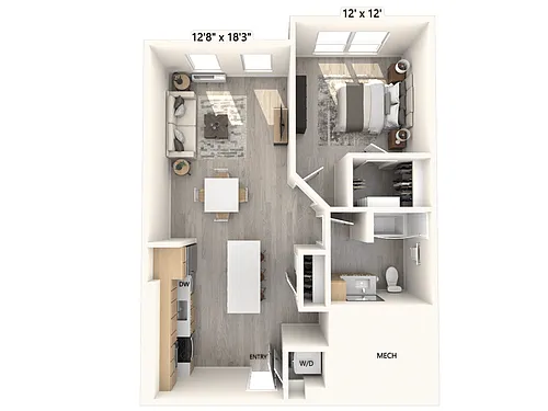 Floor plan A1D-3