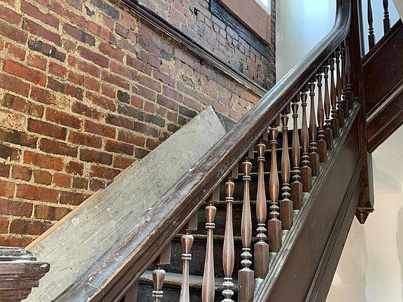 Stair Case leading to unit (picture showing construction in progress)