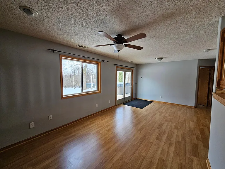 Lower level living area