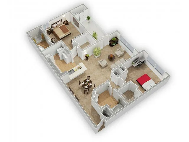 Floor plan The Hawthrone