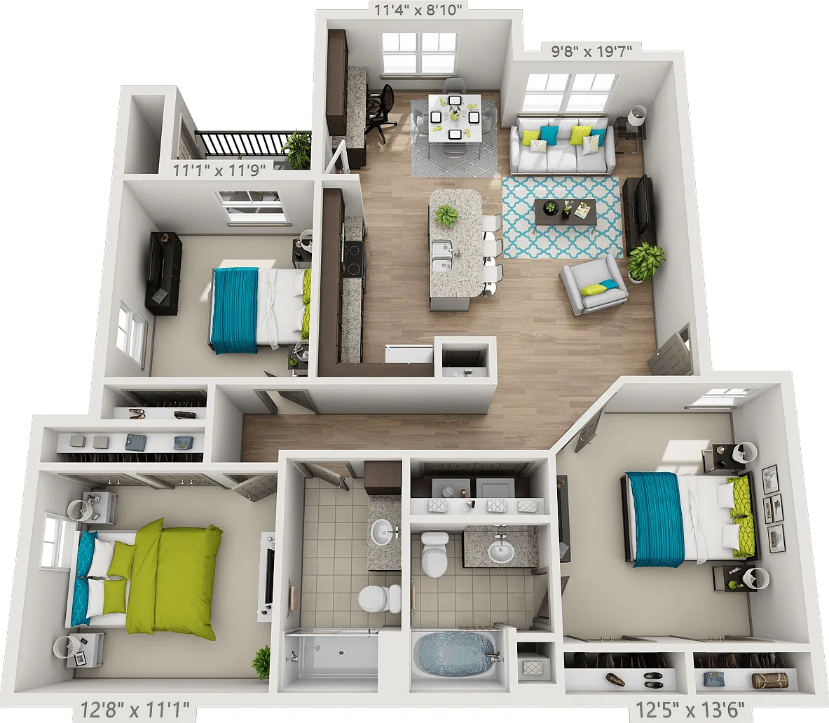 Floor plan C1