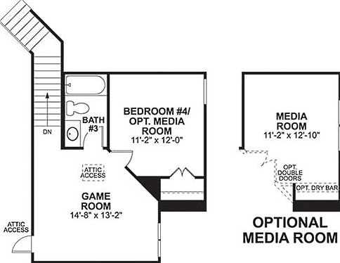 Roseville First Floor Options