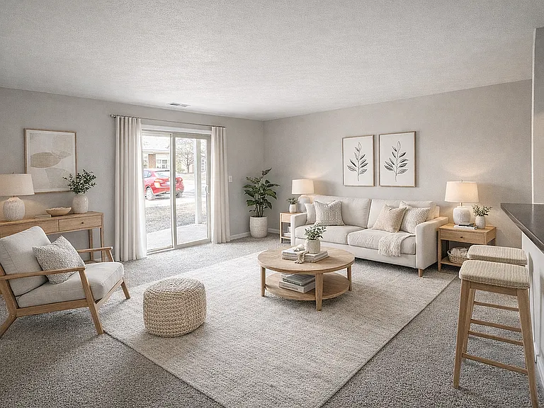 Spacious Living Rooms