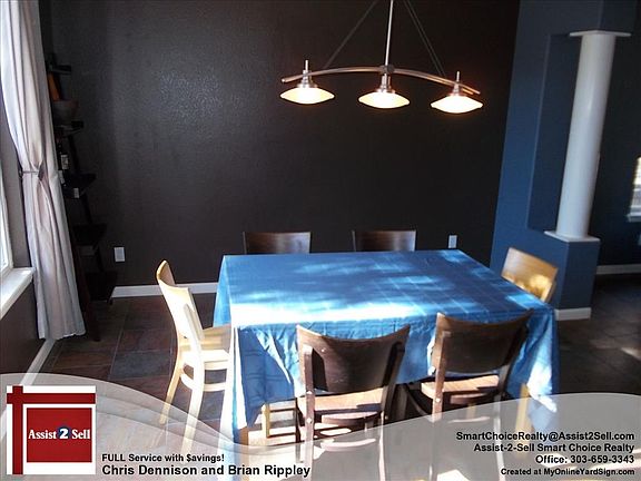 Dining Room with Tile Flooring