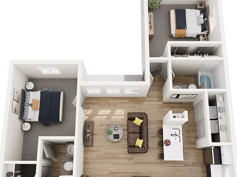 Trinity floor plan Railyard