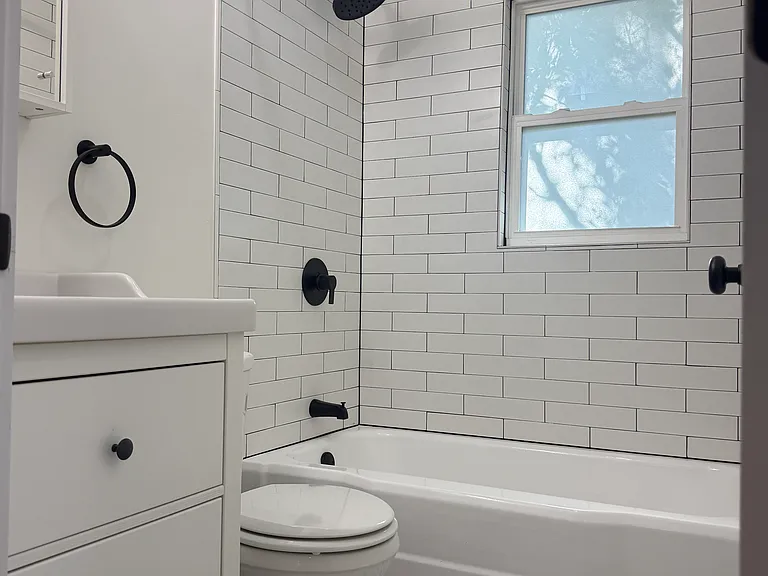Storage above and below the sink.