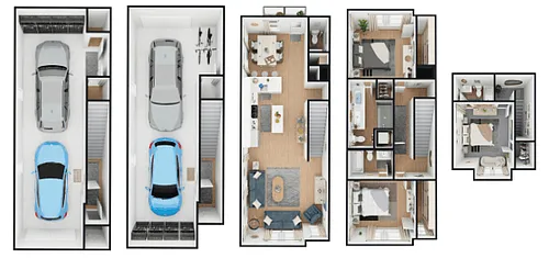 Floor plan Interior Unit