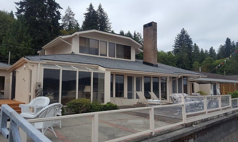 Water side of house