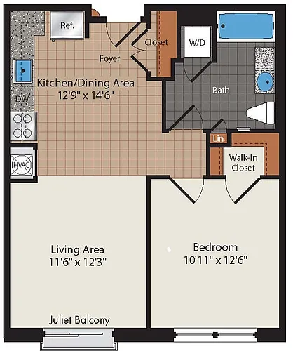 Floor plan Baldwin